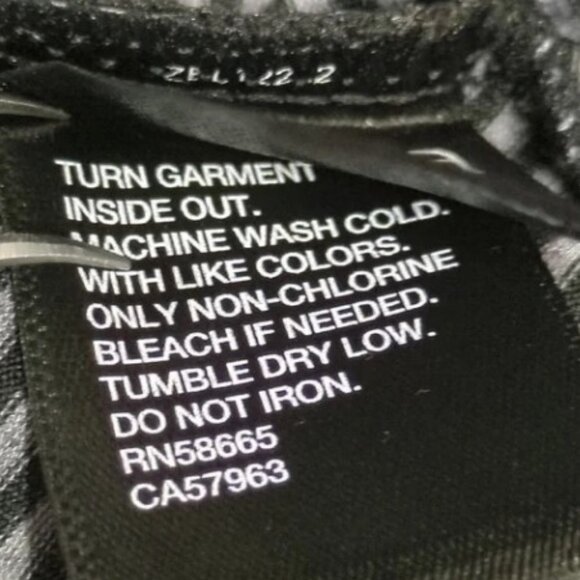 Zella 'Work For It' black and white stripe tank top size S - Picture 8 of 8